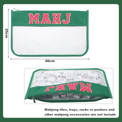 Set 3 Bolsas Vacías Mahjong para Fichas y Racks miniatura 5