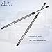 AiYiGu 4249 Rear Window Glass Shocks Struts Lift Supports Gas Springs Compatible with 1997-2006 Jeep Wrangler TJ with Hard Top, Replacement 55076310AD 55076310AB, Pack of 2 PCS