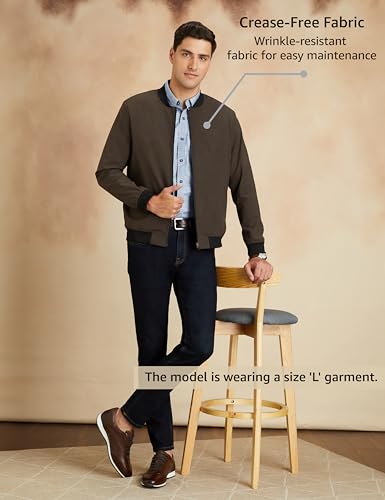 Image of Symbol Premium Mens Smart Casual Fully Lined Mild Winter Jacket (Regular Fit)