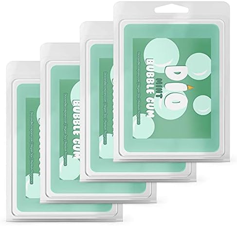 Bubblegum Wax Melts (4 Pack) Mint Scented Soy