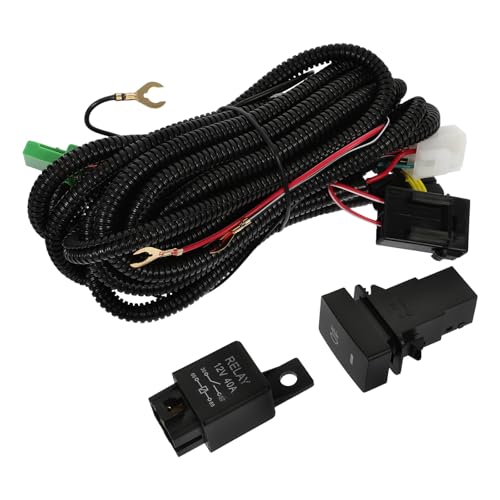 Faisceau de câblage pour phares antibrouillard voiture kit plastique universel