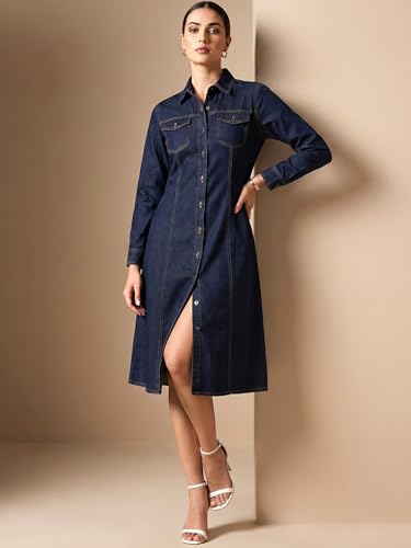 Image of ADDYVERO Women Balloon Sleeve Viscose Rayon Fit & Flare Printed Dress Detailing Above Knee /Mini
