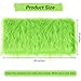 KEPYDRMTF Faux Fur Fabric Half Yard, Fur Fabric for Crafts, Gnomes, Animal Costumes, Cushions, Decorations (Green, Half Yard)