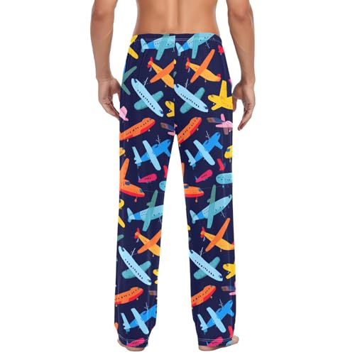 Boccsty Halloween Men Cotton Flannel Pajama Pants Christmas Mens Lounge Sleep PJ Bottoms S-XXL3