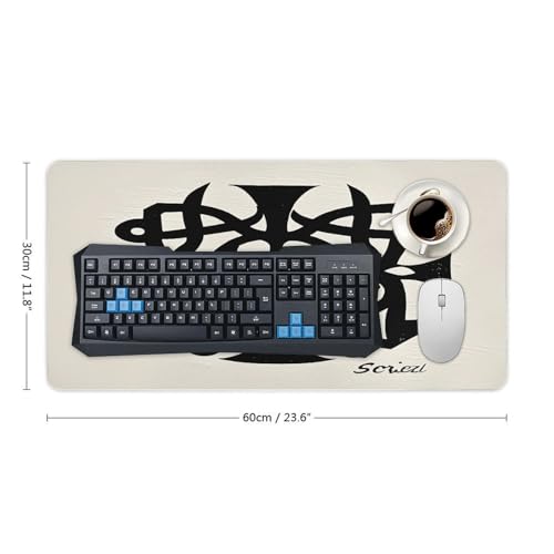 Supernatural Symbols Black Pad para Mouse Grande de Goma miniatura 2