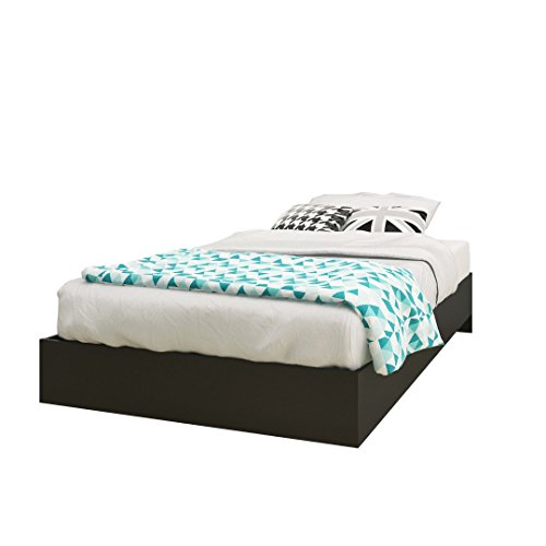 Nexera Platform Bed, Twin, Black