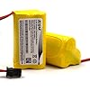 (2-Pack) 3.6V 800mAh AA ELB-B001 NiCad Battery Replacement for Lithonia ELBB001 Unitech 0253799 ANIC1566 EU2 LED Exit Light