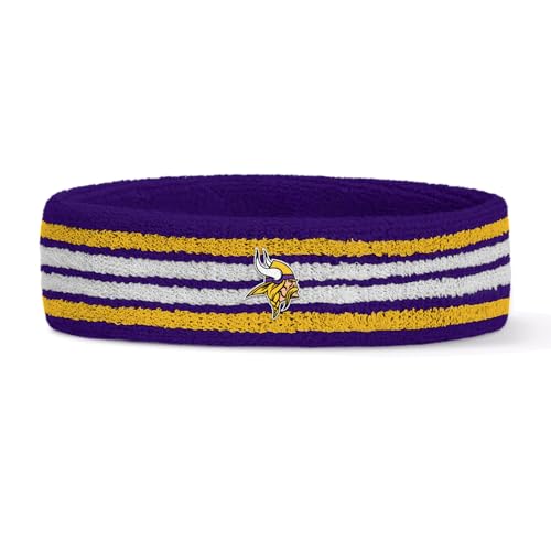 Image of For Bare Feet NFL Officially Licensed Team Logo Headband & Wristband Combo Pack Team Color OSFM