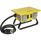 Northern Tool and Equipment Portable Power Distribution Center - 50 Amps, 125/250 Volts, 8 Outlets,...
