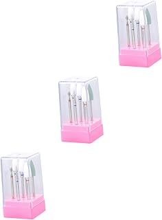 Beavorty 3 Conjuntos De Ferramentas Elétricas Para Unhas De Gel Ferramentas Elétricas Broca De Unhas Lixas De Unhas Elétricas Broca De Arte Para Unhas Cabeça De Moagem Ferramenta De