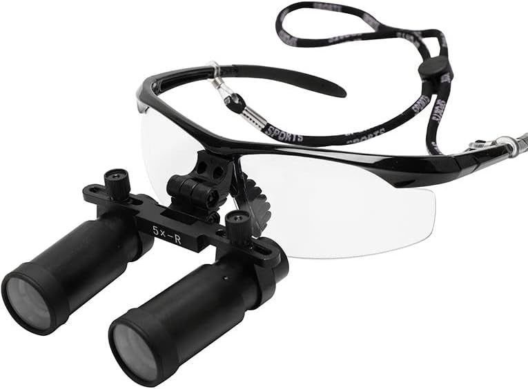 5X High Magnification Portable Bonicular Loupes Magnifier Optical Glasses DY-500