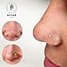 BUTADR 14K Real Gold Nose Studs, 18G 20G Solid Gold L Shaped Nose Rings, Simulated Diamond CZ Hypoallergenic Nose Piercings for Women Men 18G 3MM
