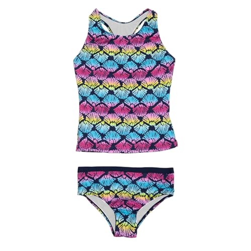 Maillot de bain tankini deux pièces imprimé plage piscine pour jeunes filles