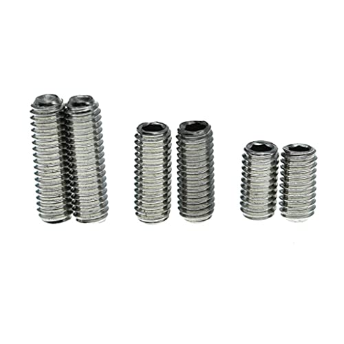 Kaish 50X Metric M3X6 Stainless Steel Guitar Bridge Saddle Height Adjustment Screws For Stratocaster/Telecaster #TOP3