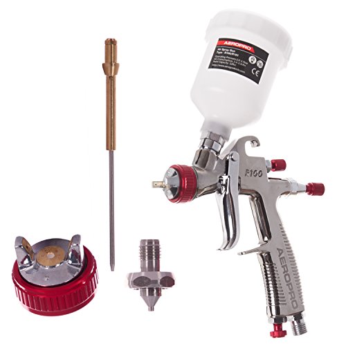 Mini LVLP Spritzpistole Lackierpistole Zwei Düsen 0,8 + 1,0 AEROPRO