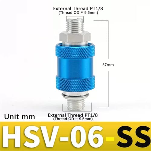 Vanne à glissière pneumatique HSV-15 à commande manuelle et action bidirectionnelle - 3