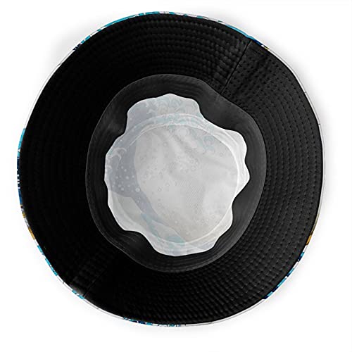 Japan Art Hokusai The Great Wave Unisex Bucket Hat Travel Beach Outdoor Fisherman Cap Sun Protection，Summer Sun Hat For Women Men #TOP4