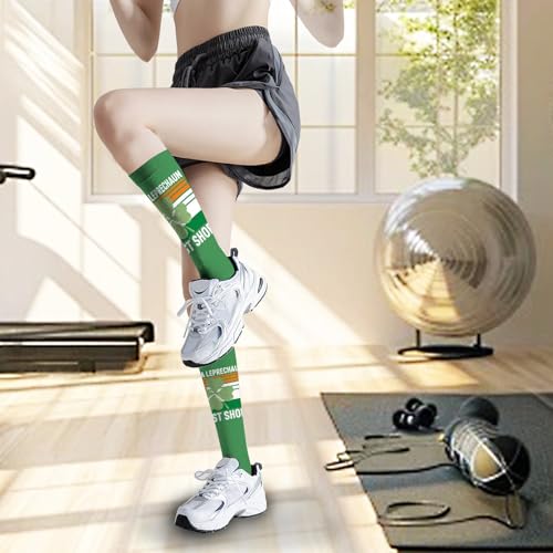 I'm Not A Leprechauns I'm Just Shorts St. Patricks Day Girls Crew Socks Athletic Crew Sock4
