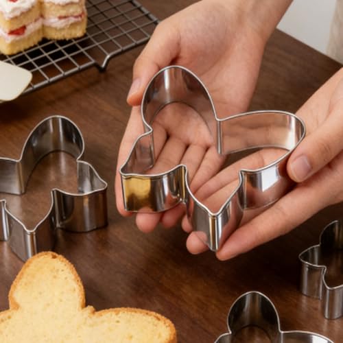 Moule à gâteau papillon en acier inoxydable pour entremets et pâtisseries - 7