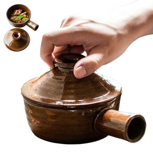 Cuiseur à micro-ondes en grès rustique authentique et poterie de haute qualité - 7