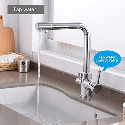 Kitchen Faucet, with Filtered Water 3 Way Cold and Hot Sink,A