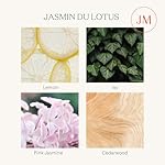 LA JOLIE MUSE Jasmin Candle, 19 oz Wood Wicked Scented Candle Gifts for Women&Men, Large Jar Candles for Home, 90 Hours Long Burning, Jasmin du Lotus - Image 3