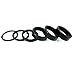 BESNIN Bike Headset Spacer 6 Pcs Aluminium MTB Road Bicycle Stem Threadless Headset Spacers Kit for 1 1/8 Inch Stem 2mm 3mm 5mm 10mm x 3(Black)