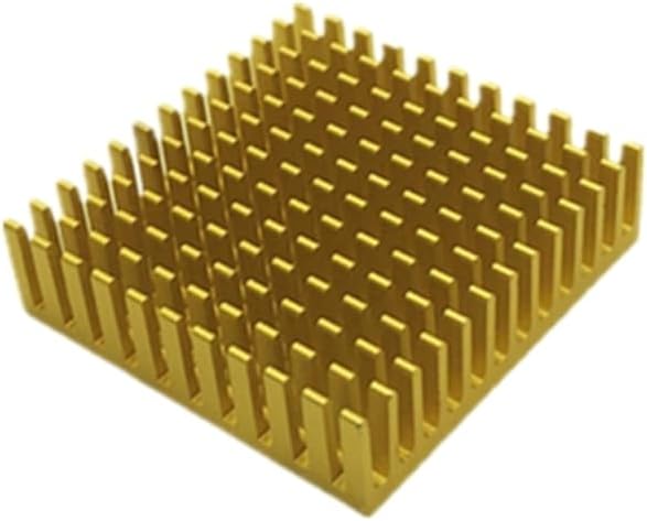 11pcs 22mm*22mm*10mm aluminum routing efficiency radiator heat sink washer video memory thermal block electronic cooling board (Color: white color)