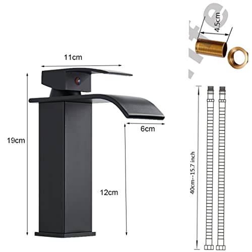 Robinet cascade pour meuble vanity afin d'éviter les éclaboussures de vasque - 6