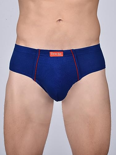 Image of Frenchie VIP Plus Colour 100% Cotton Brief with Inner Elastic Waistband Briefs Combo for Mens Assorted