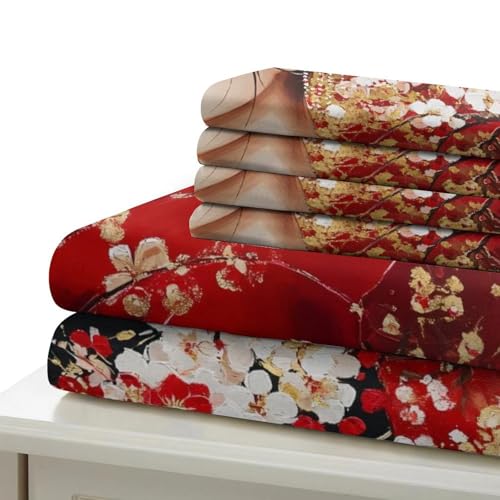 Housse de Couette Hypoallergénique en Microfibre Douce pour Couple