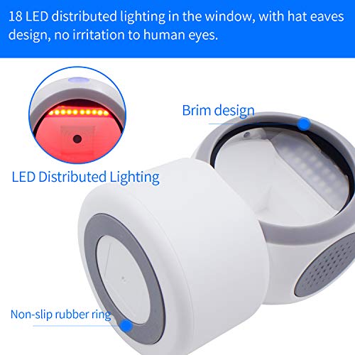 1D 2D QR Omnidirectional Hands-Free Automatic Barcode Scanner Reader .Symcode USB Barcode Reader Automatic Image Sensing Barocde Scanner .Capture Barcode from Mobile Phone Screen Barcode Scanner
