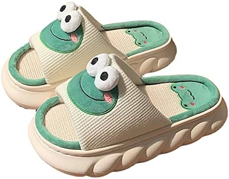 heyheyshine Frog Slippers Women Kawaii Slippers for Women Cartoon Dolls Kawaii House Slippers Cute Slippers for Multicolor