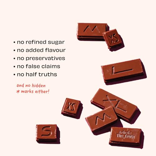 The Whole Truth Dark Chocolate - Orange | Pack Of 3 X 80 gram | No Added Sugar |Sweetened Only With Dates | 71% Cocoa 29% Dates With A Dash Of Orange Oil | Portion Controlled