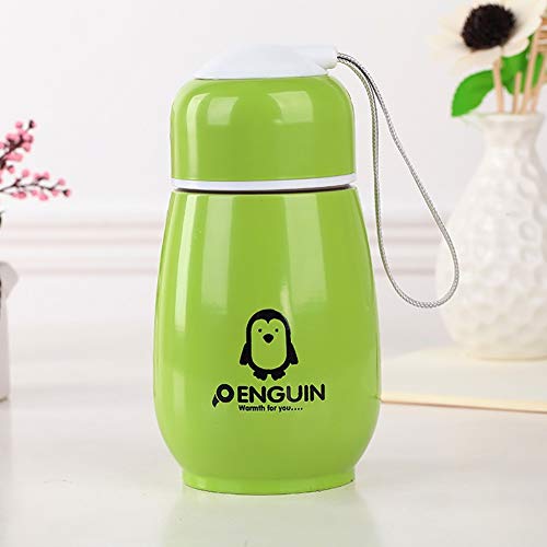 Frasco térmico, garrafa térmica de 300 ml Maserfaliw, copo térmico, pinguim, café, garrafa de água e