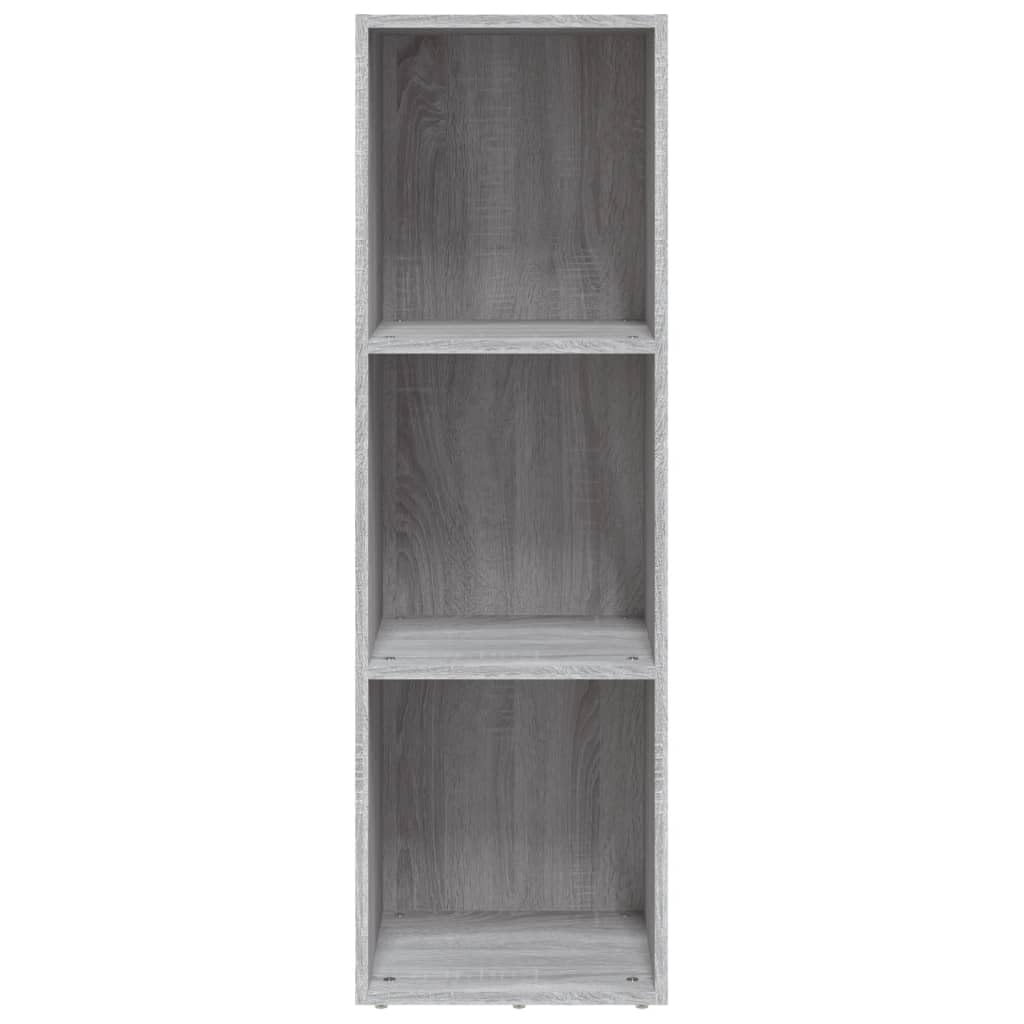 Bücherregal Standregal Grau Sonoma 36x30x114 cm Holzwerkstoff