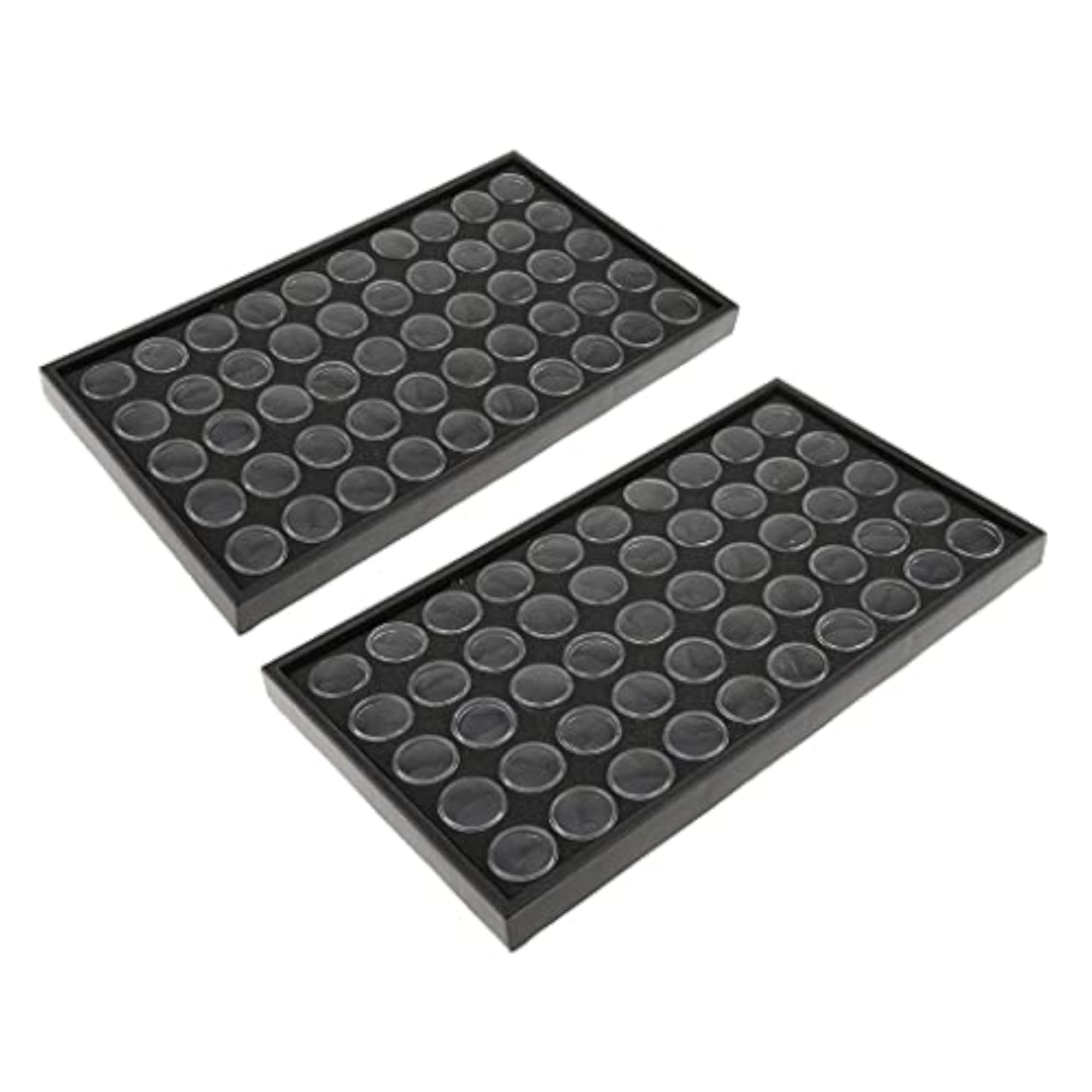 50 Grids Empty Nail Glitter Dust Powder Display Box