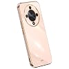Topme Silikonh lle f r Honor Magic6 Lite 5G 6.78 Inches [handyh lle im Goldrand-Stil] - Rosa