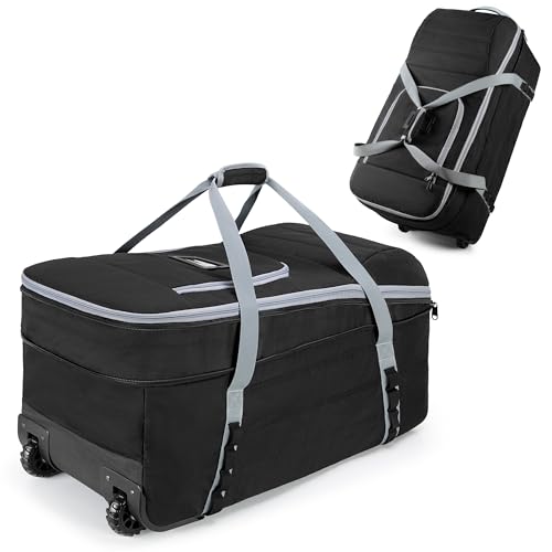 GRAOSO Car Seat Travel Bag with Wheels Compatible with UPPAbaby Aria and Mesa Infant Padded Car Seat Carrier for Airport Car Seat Gate Check Bag for Travel with Luggage Tag Black Bag Only