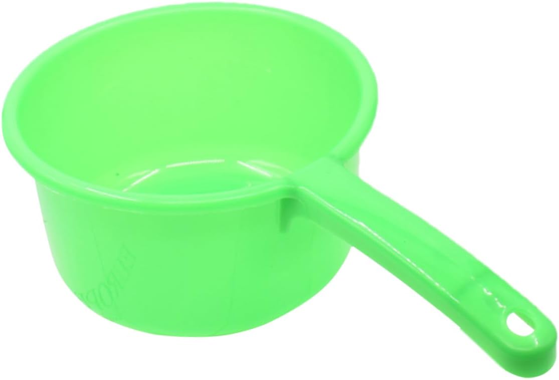 Healifty Long Handle Water Ladle Plastic Water Dipper with Nonslip Grip Scoop for Home Bathing Shampooing Plant Watering Kitchen Use 10.03 in 1 Pack
