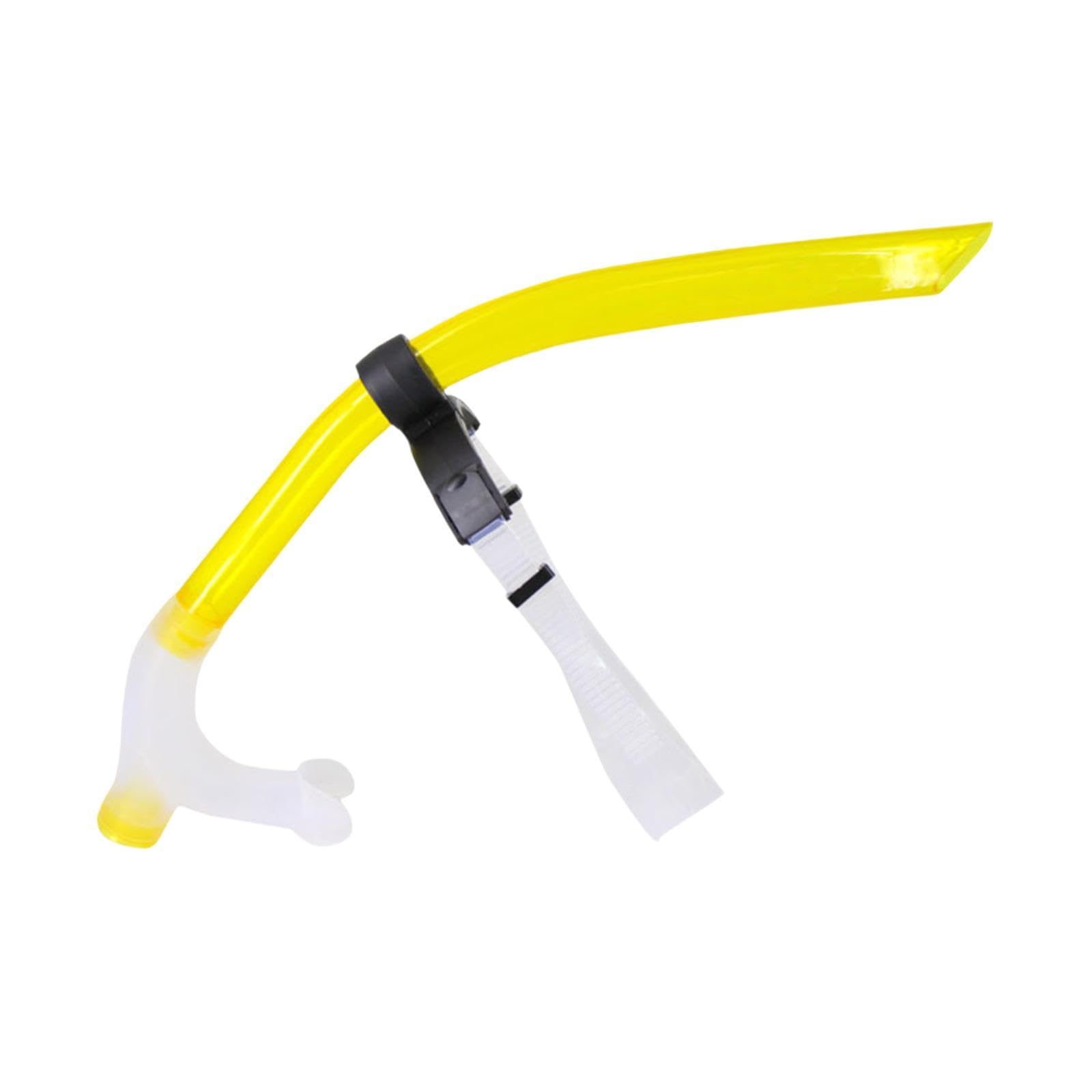 Scuba Diving Snorkel Swim Front Snorkel for Water Sports Training Snorkeling Light Yellow