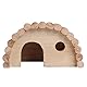 HEEPDD Hamsterhaus, Hütte, Hamster, Gewölbtes Versteck für Kleintiere, Hamster, Nistplatz für Germäuse, Chinchillas, kleine Meerschweinchen, Hamster, Zubehör