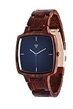 Gehäuse: massives Rosenholz Kerbholz Herren-Armbanduhr Hans Analog Quarz Holz 0705184599844