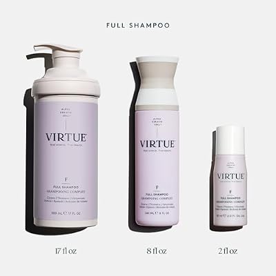 Virtue Full Sulfate Free Volumizing Shampoo Thickens Hair, Safe for All Hair Types, Color Safe