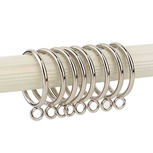 3,5~5,0 cm 10~100 Piezas Varios Anillos con Ojales para Cortinas Anillos de Cortina de Metal con Clips Anillo de Cortina con Ojales de plástico para Cortinas Colgantes