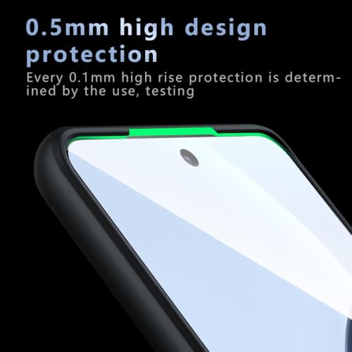 Image of Matte Black Phone Case with Air Bags for Realme 16 Pro 5G, PC+TPU, Anti-Fingerprint, Micro Arc Edge, Never Turns Yellow, Skin-Friendly Feel, Camera Protection, Black