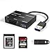Price comparison product image Cateck XQD M Series and G Series Card Reader,USB 3.0 5Gbps High Speed Carmera Memory Card Reader,Support sony G series,Lexar XQD cards with USB Mark, SD series for Mac OS/Windows systems(Black)