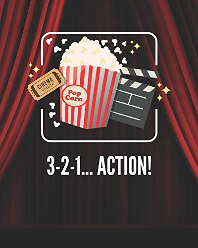 3-2-1... Action!: Movie Notebook - a stylish journal cover with 120 blank, lined pages to review films and movies image 3