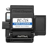 BAOSHLA FC-71S Optical Fiber Cleaver High precision stripping tool Fiber optic cable cutter 16 cutting points 48000 times Cold joining Fiber cutting knife and with Waste fiber box