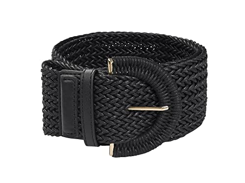 Allegra K Womens Plus Size Extra-Wide Woven Waist Belts Braided Belts for Dress Chunky Buckle